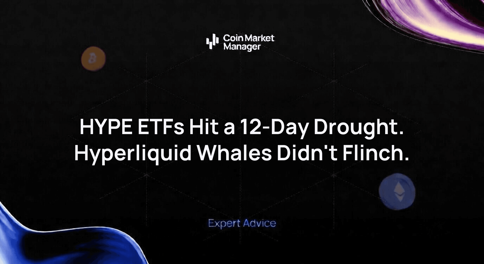 HYPE ETFs Hit a 12-Day Drought. Hyperliquid Whales Didn't Flinch.