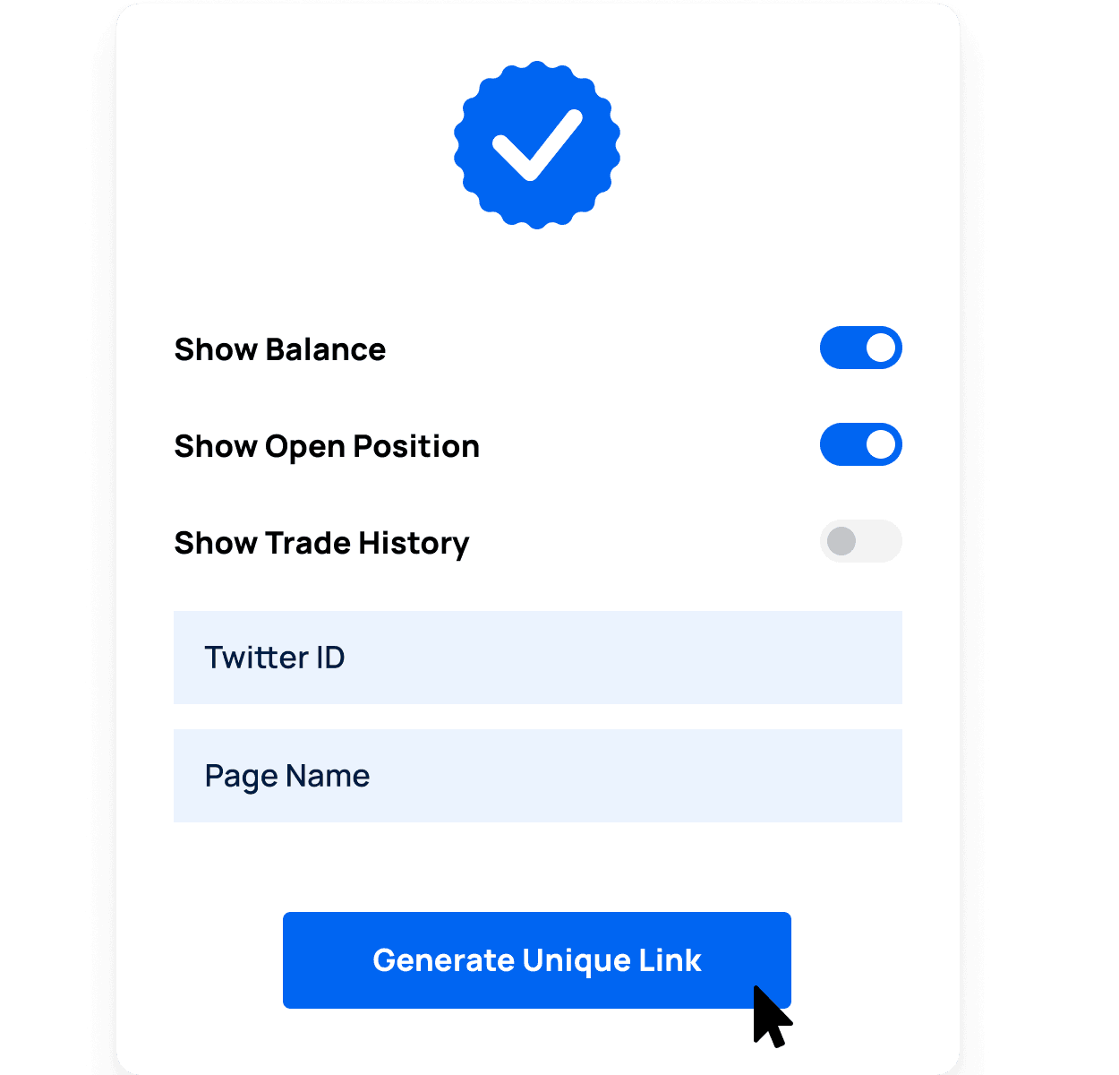 Customise Verification Page