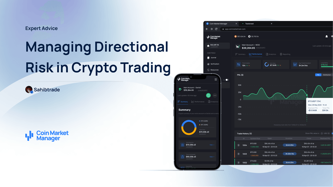 3 Sorta Simple Ways to Manage Direction Risk for Crypto Traders