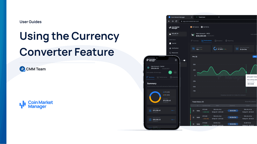 Using The Bitcoin Fiat Currency Converter Feature on CMM