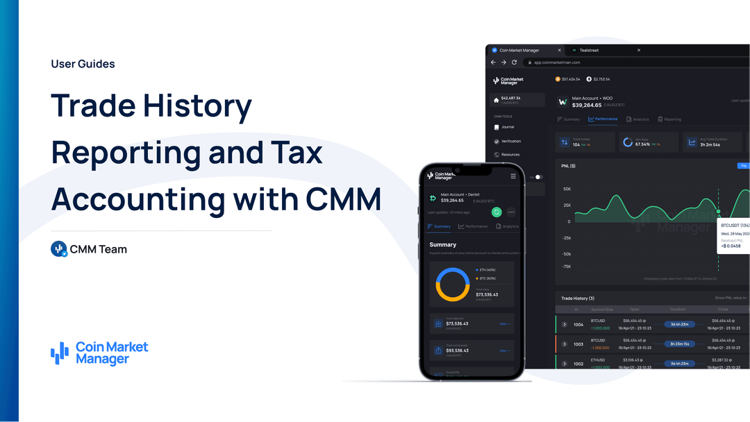 Using CMM for Trade History Reporting and Tax Accounting
